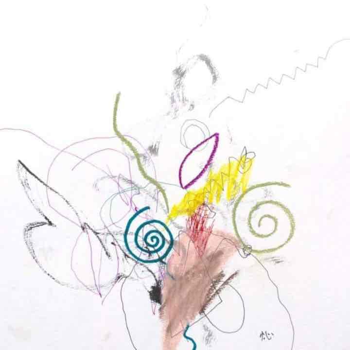 絵画 抽象画 手書き肉筆