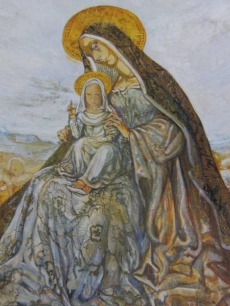 藤田嗣治、【聖母子「ノートルダム・ド・ラ・ペ礼拝堂の壁画」】