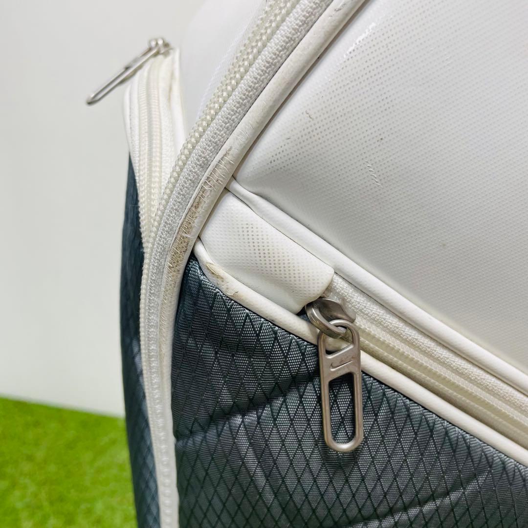 Nike ゴルフキャディバッグ ホワイト/ブラック/レッド