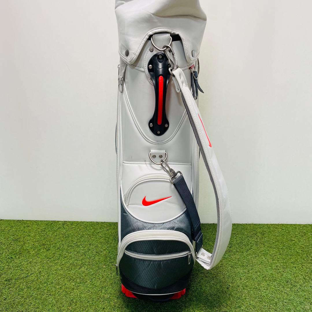 Nike ゴルフキャディバッグ ホワイト/ブラック/レッド