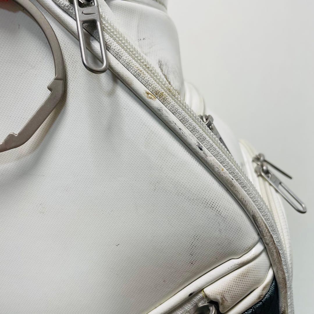 Nike ゴルフキャディバッグ ホワイト/ブラック/レッド