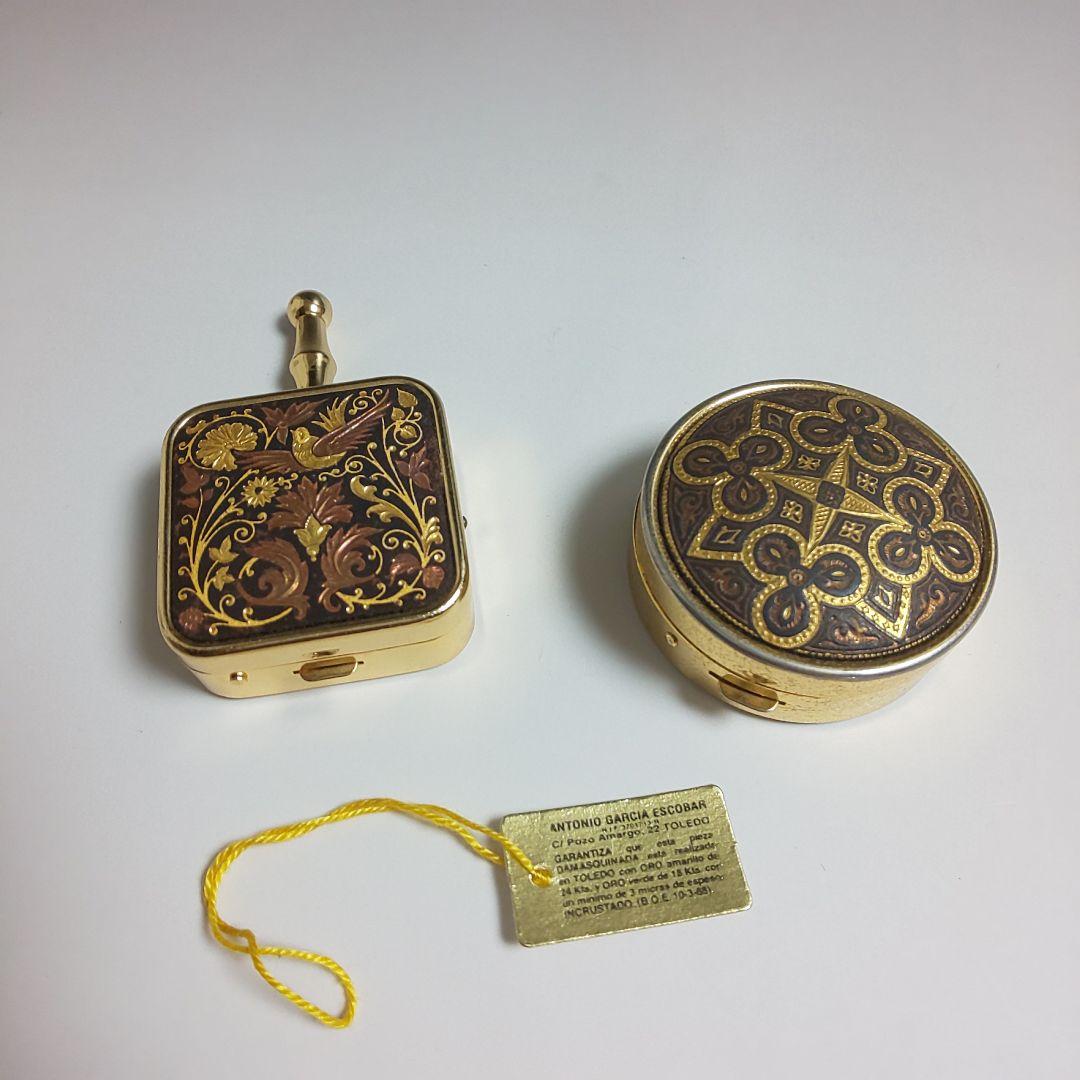 ダマスキナード 小物入れ 24K ANTONIO GARCIA ESCOBAR