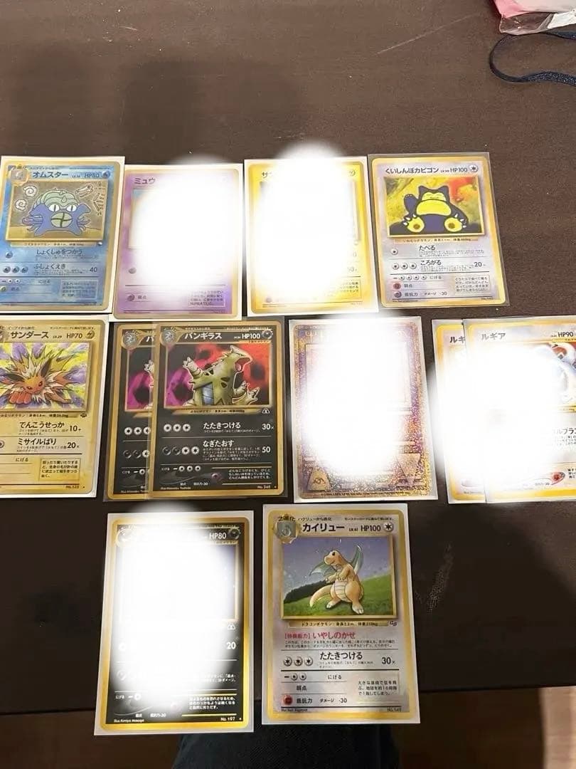 ロ*ン様 ポケモンカード　旧裏　初期カード　まとめ売り　ミュウ　ルギア　ブラッキ
