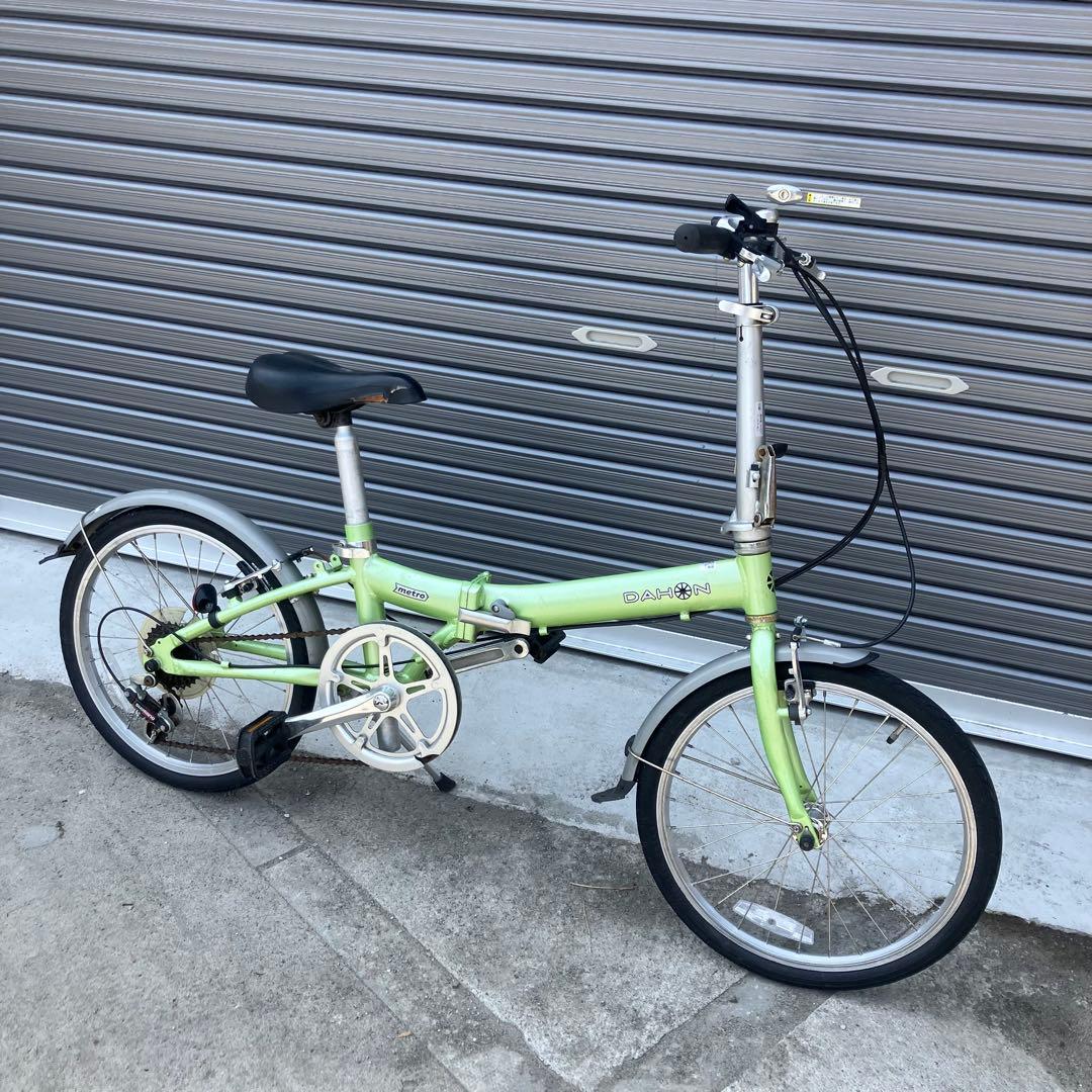 ビンテージ DAHON ダホン メトロ 折り畳み自転車 20インチ グリーン