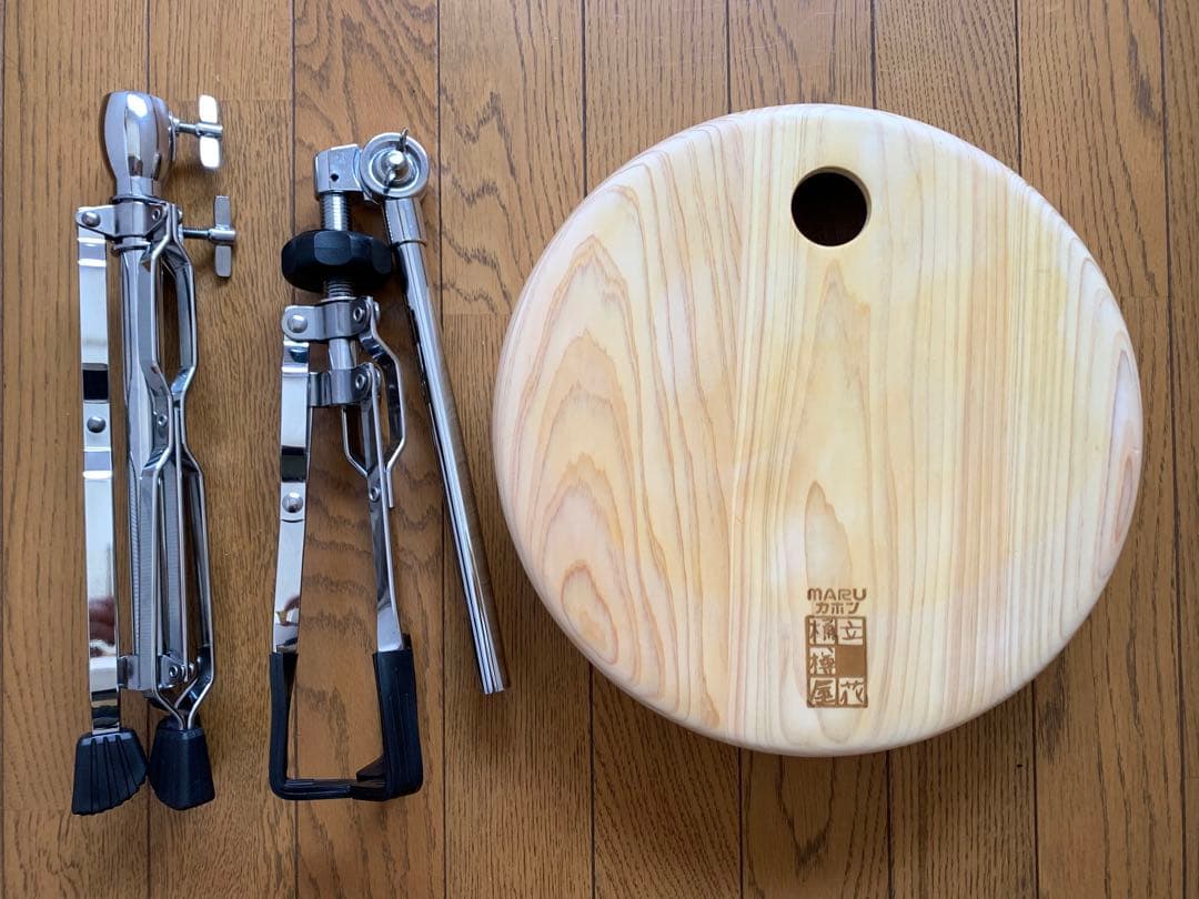 MARU CAJON 丸カホン Percussion スタンド付き