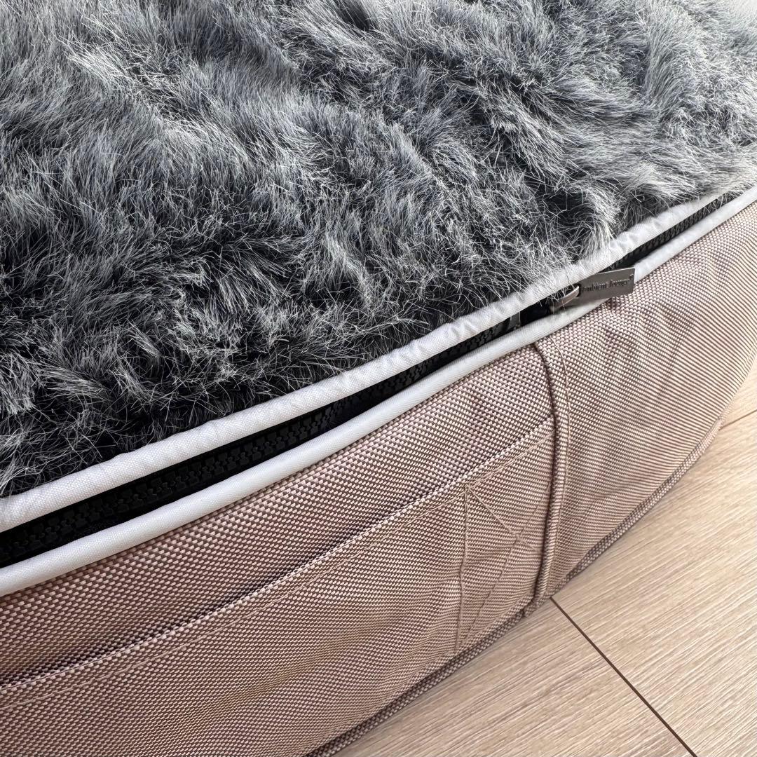 ambient lounge 犬ペットラウンジ S ウルフグレー/取替カバー付