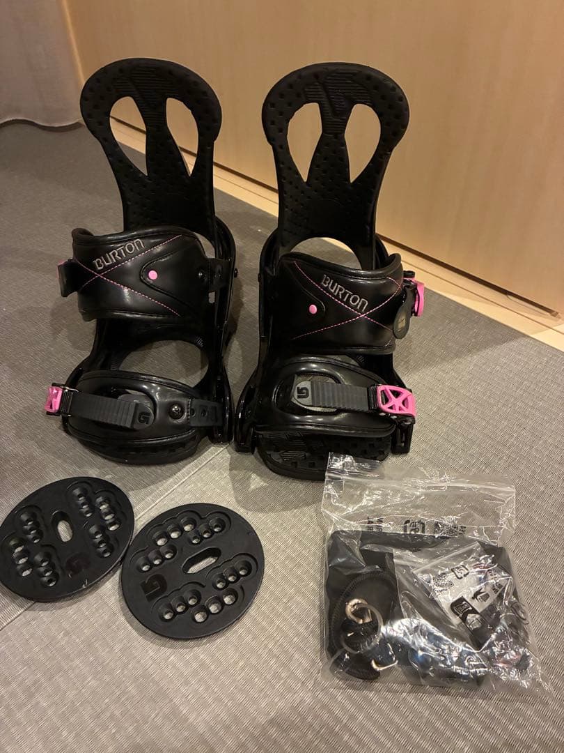 BURTON バートン レディース ビンディング 黒×ピンク 2015年