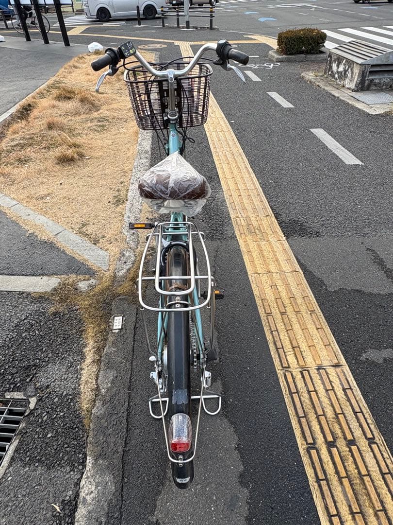 中古ブリヂストン電動アシスト自転車　8.7Ah 大阪　002番