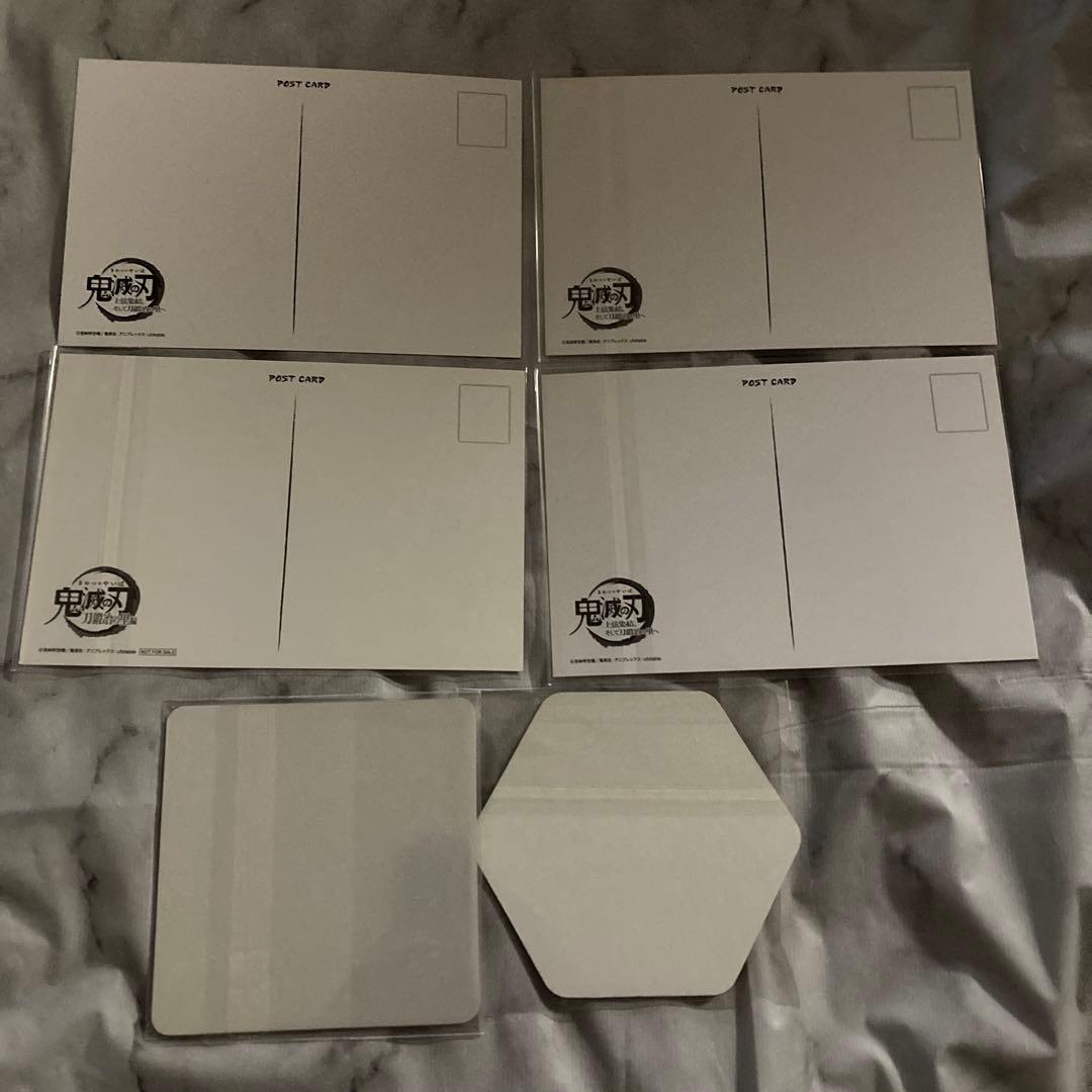 鬼滅の刃 刀鍛冶の里編 平安 コースター おすそ分けポストカード 無惨