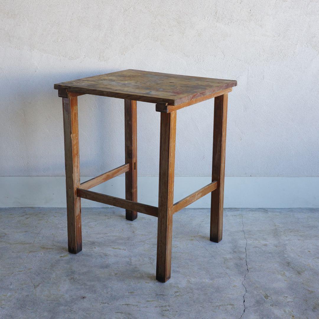 古いレトロな展示台　飾り台