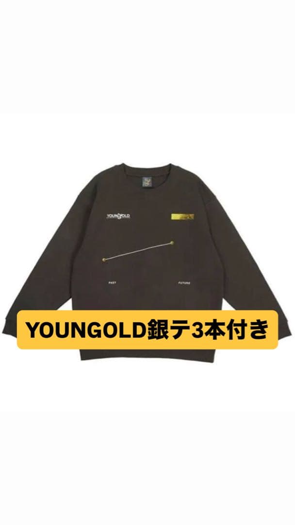 YOUNGOLD トレーナー パーカー 銀テ