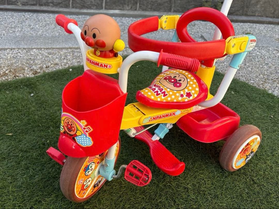 お値下げ✩それいけ！アンパンマン オールインワンUPII 折りたたみ三輪車