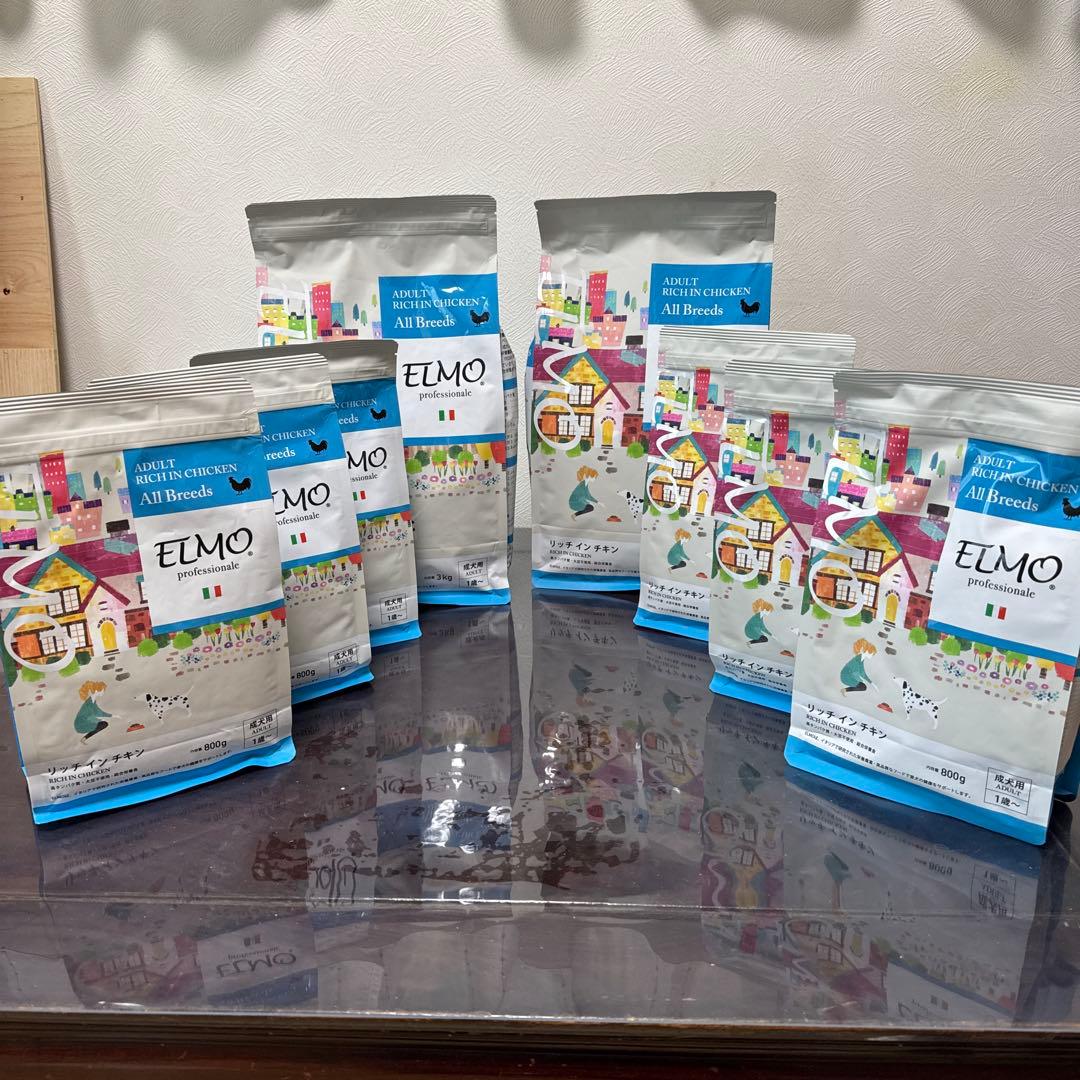 ELMO professional リッチインチキン 成犬用800g & 3kg