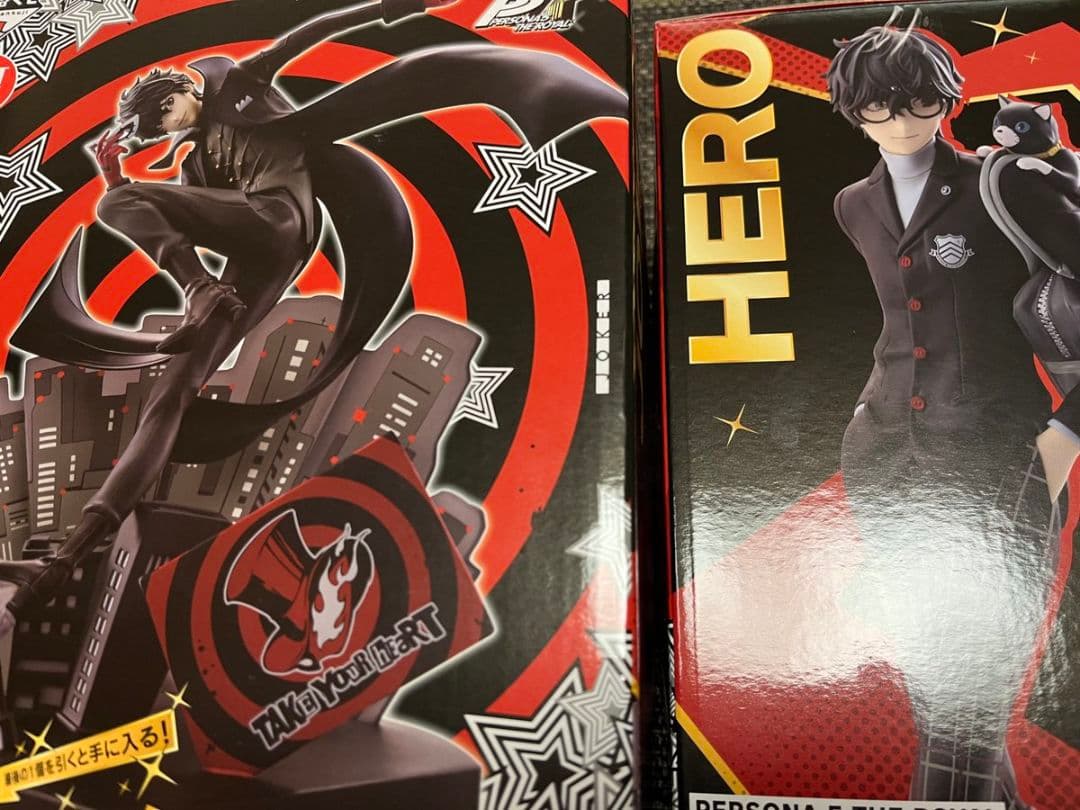 ペルソナ5 一番くじ　A賞　主人公　ラストワン賞　フィギュア　おまけ付