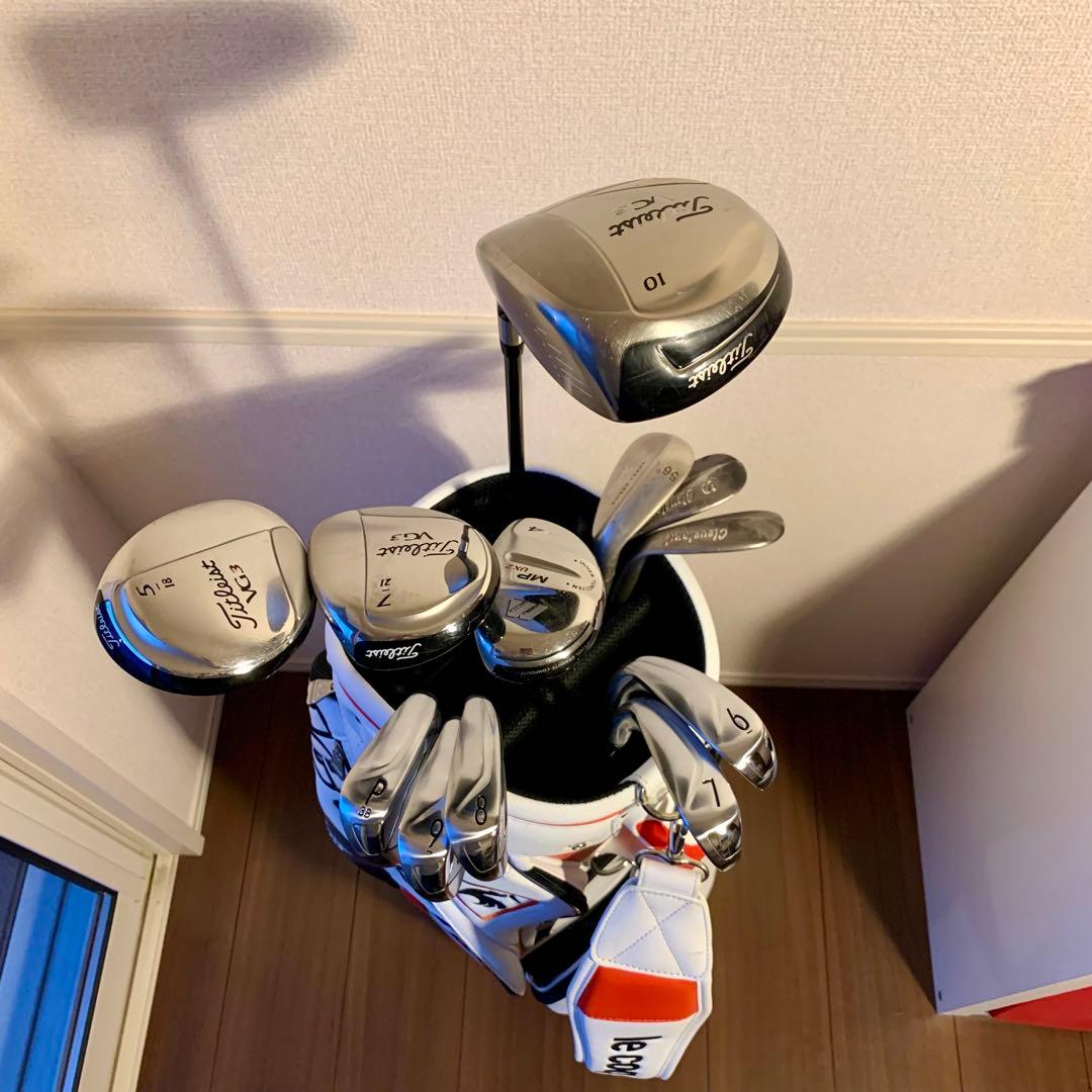 Titleist T400, VG3など　ゴルフクラブ12本＋バッグセット