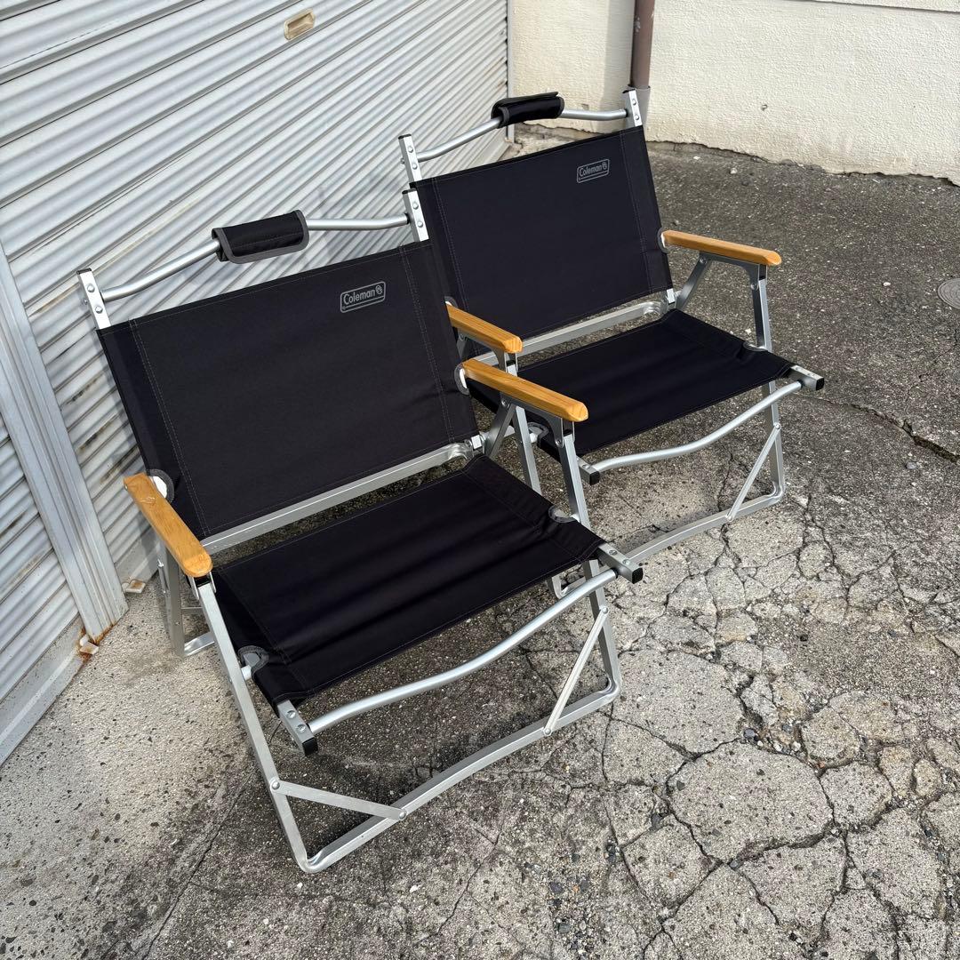 コールマン　コンパクトフォールディングチェア （ブラック）　2脚
