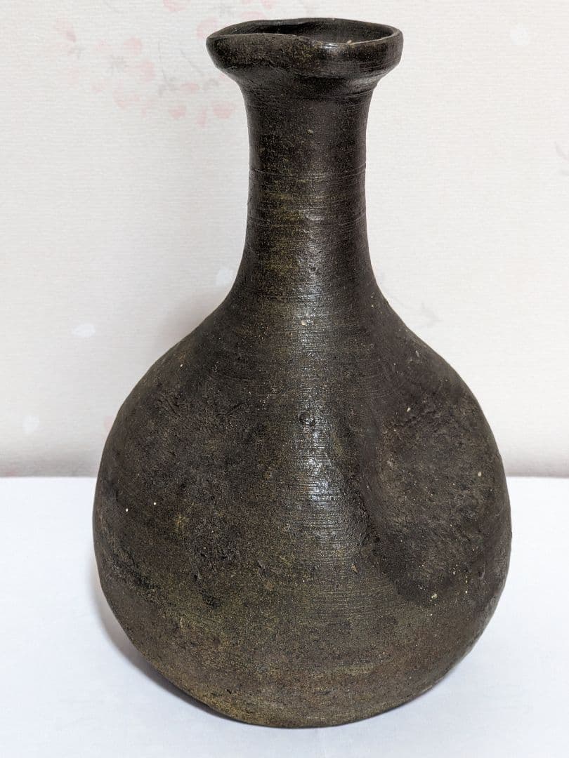 ♦古陶磁 丹波焼 焼締め徳利 酒器 江戸時代前期〜江戸中期 花器花活け 骨董品