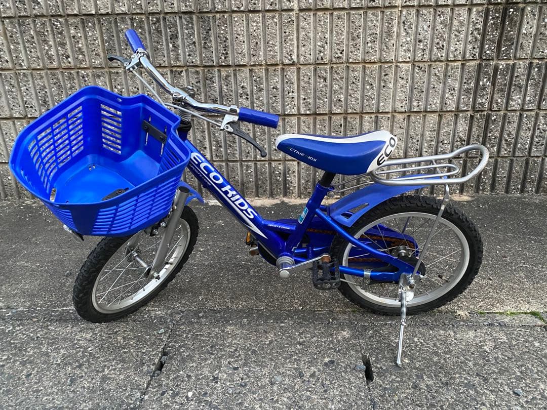 ブリヂストン　ECO KIDS 子供用自転車 青16インチ　愛知県引き取り