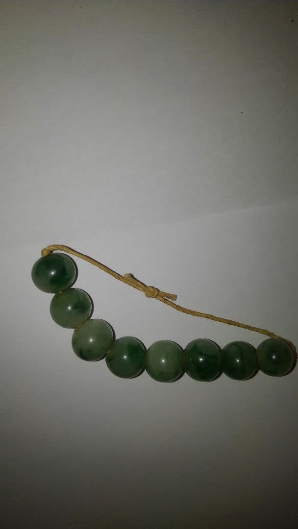 翡翠　根掛　翡翠連珠　翡翠玉　売り切り