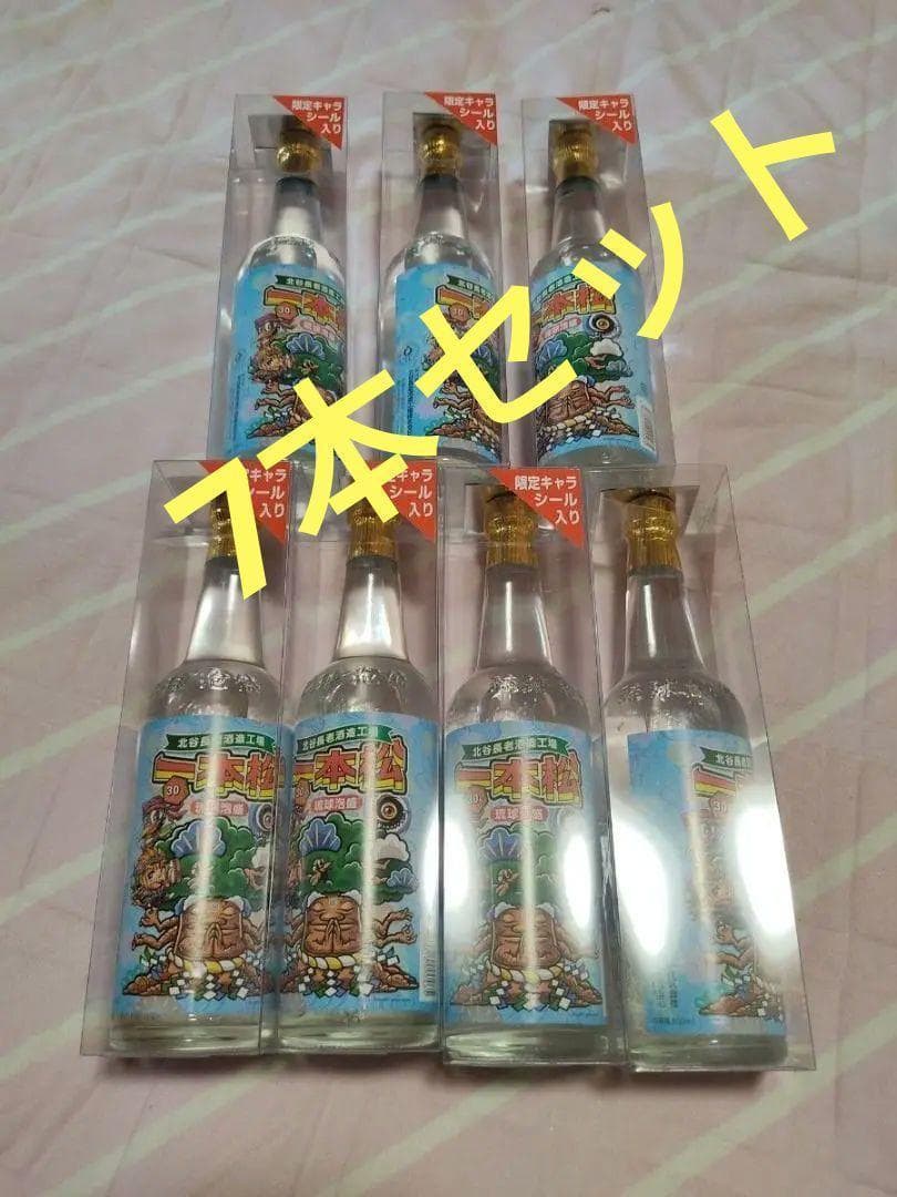 ビックリマンシール付き★限定泡盛「神一本松」600ml×7本セット