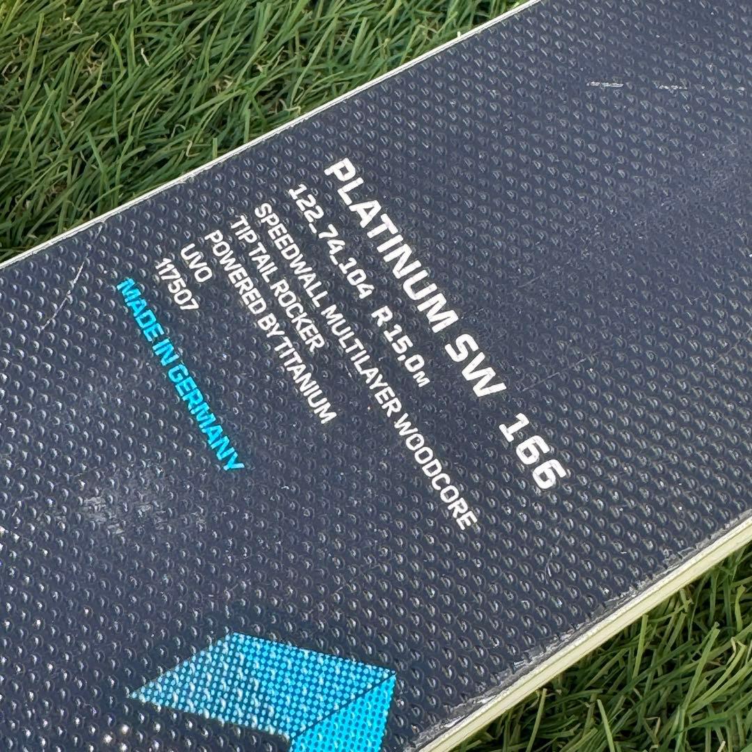 美品　フォルクル プラチナムSW スキー板 166cm