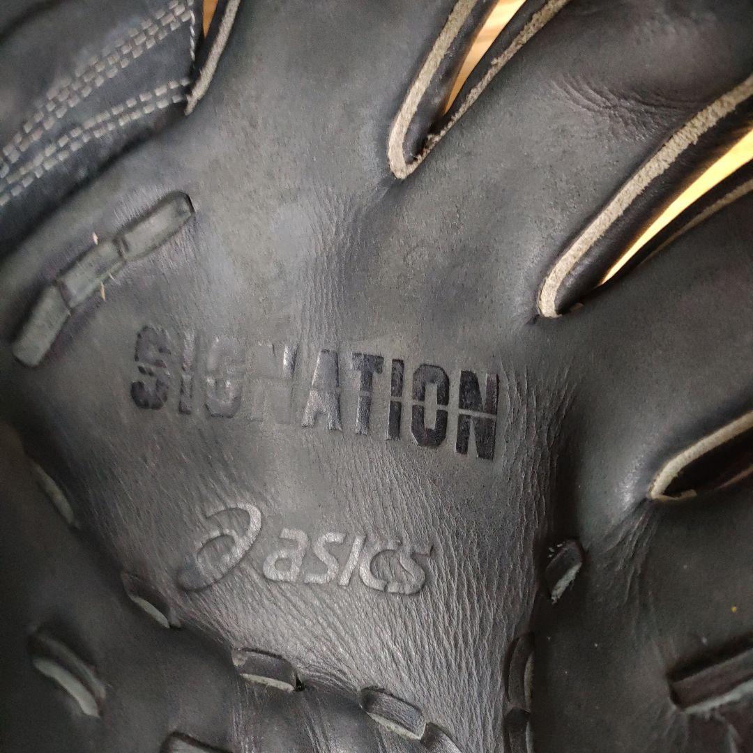 asics SIGNATION 少年野球投手用グローブ 黒