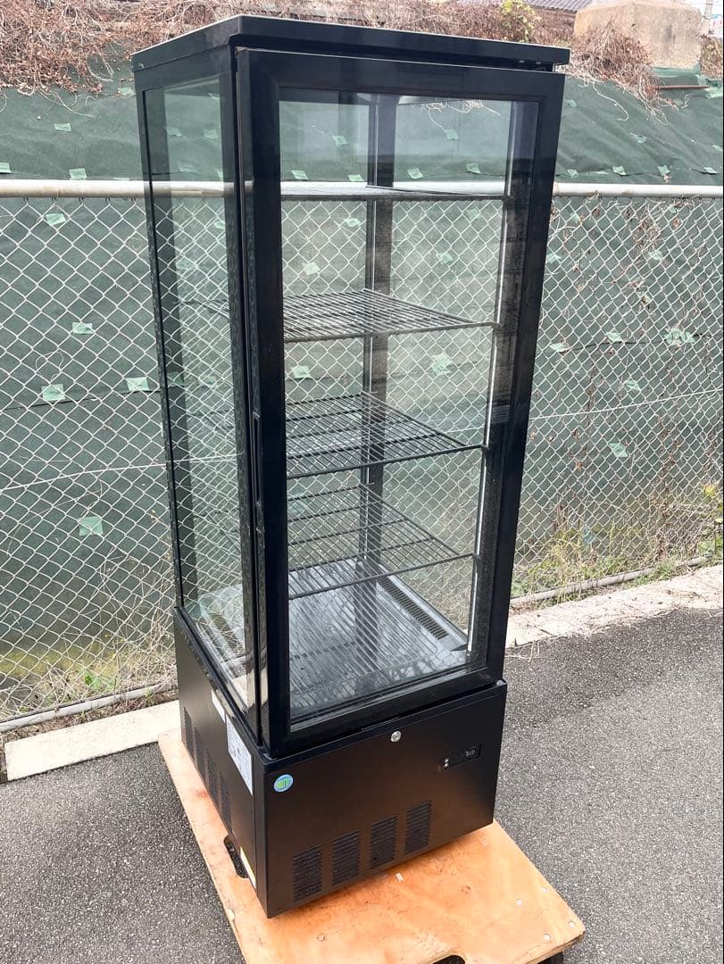 JCM 4面ガラス冷蔵ショーケース　218リットル