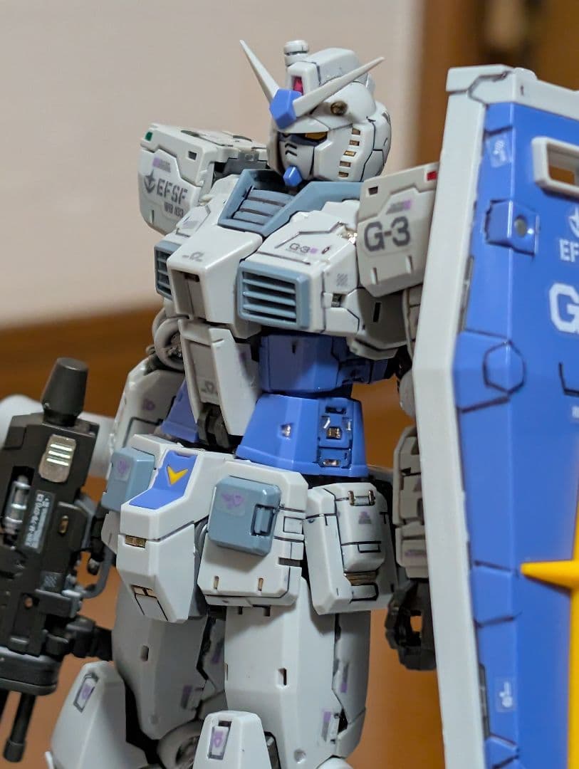 RG 1/144 G−３ガンダムVer.2.0 一部塗装　完成品