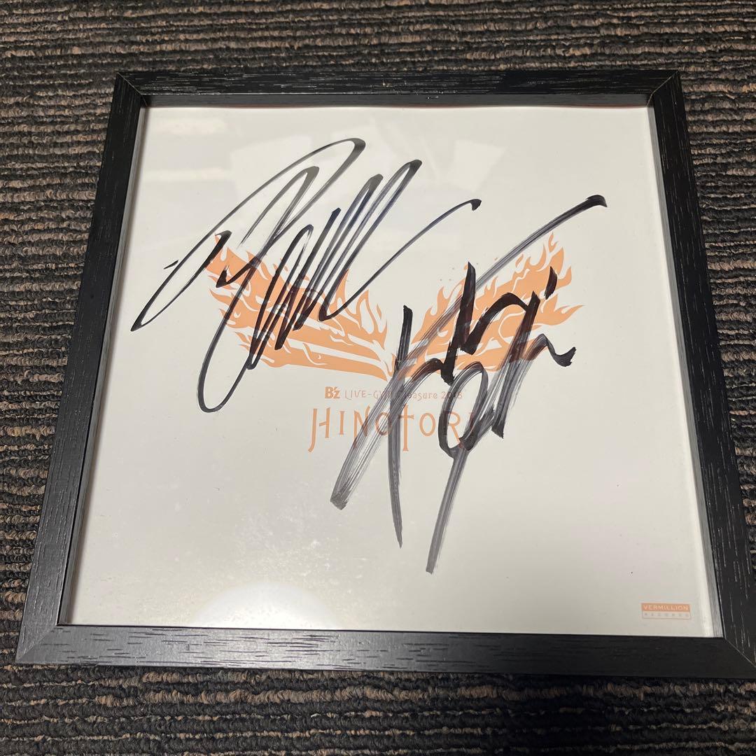 B'z直筆サイン　pleasure2018 hinotori 稲葉浩志　松本孝弘