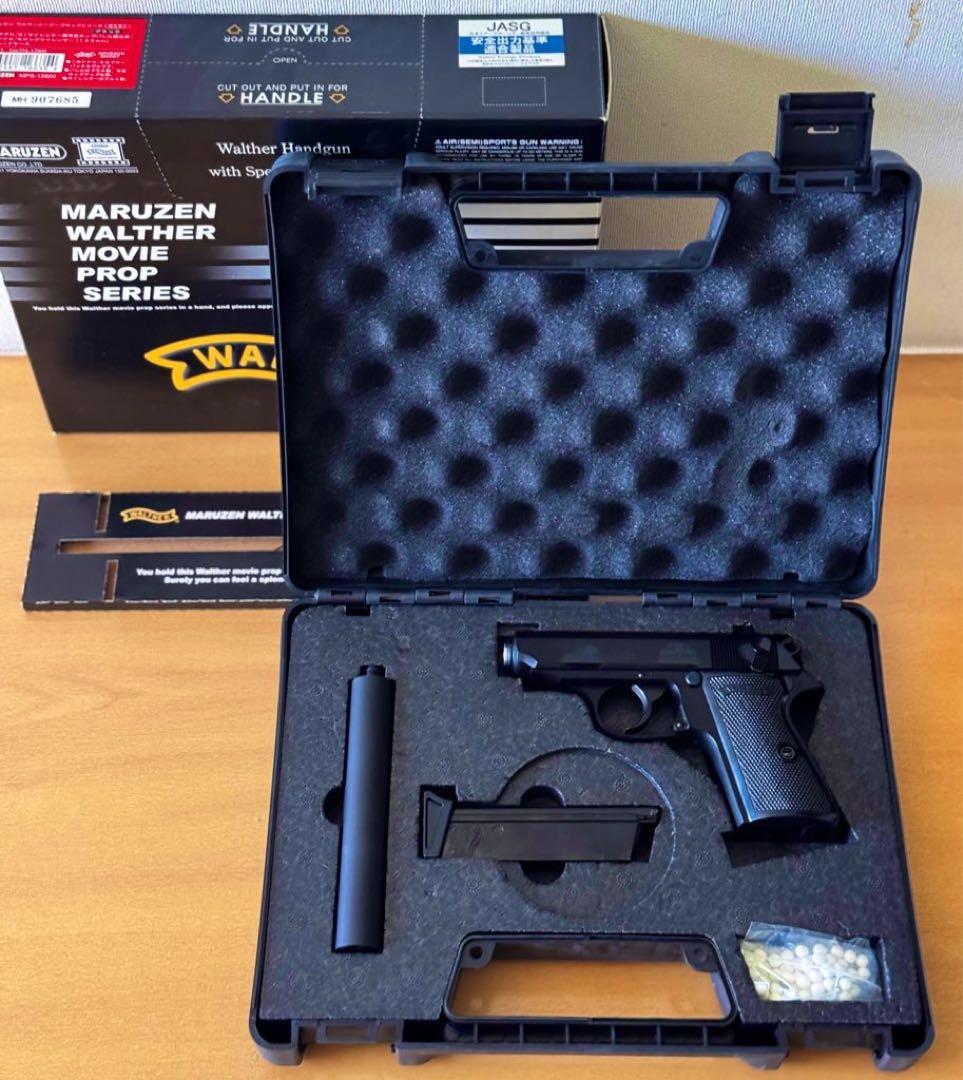 【試射のみ美品】ワルサーPPK/S ムービープロップシリーズ　ブラック