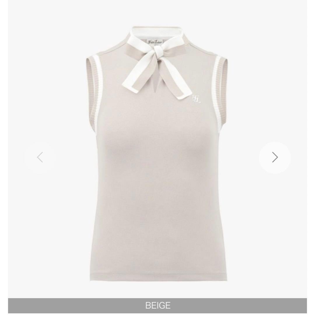 fairliar フェアライアー ゴルフ ウェア ニットリボン