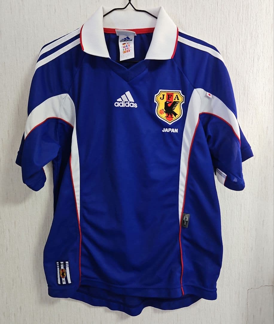 adidas 日本代表 サッカーシャツ 青　1999/2000 トルシエ