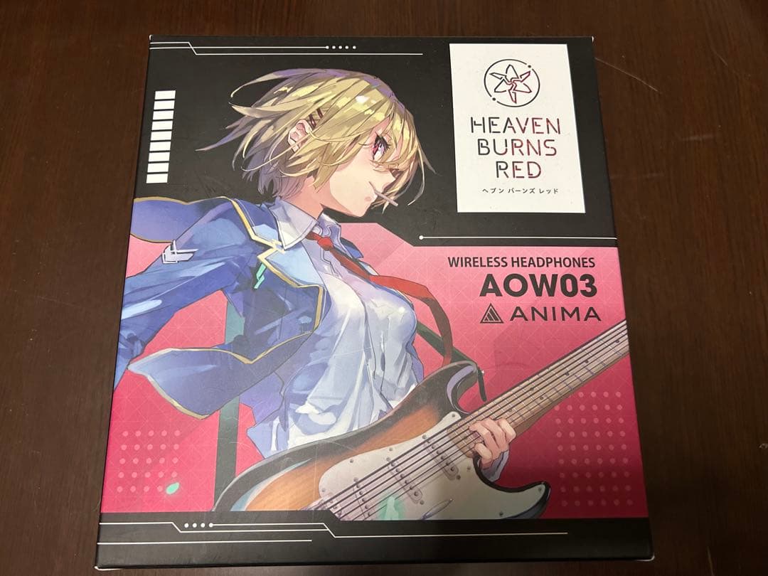 ヘブンバーンズレッド ワイヤレスヘッドホン AOW03　茅森ルカ ヘブバン