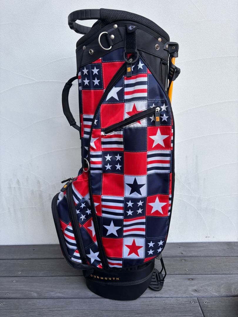 LOUDMOUTH ラウドマウス 星条旗柄 キャディバッグ