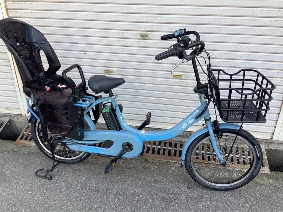 ヤマハ最新機種電動アシスト自転車pasBabby20インチブルーアルミボディー