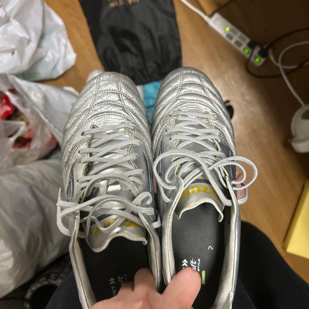 Mizuno Morelia シルバー スパイク