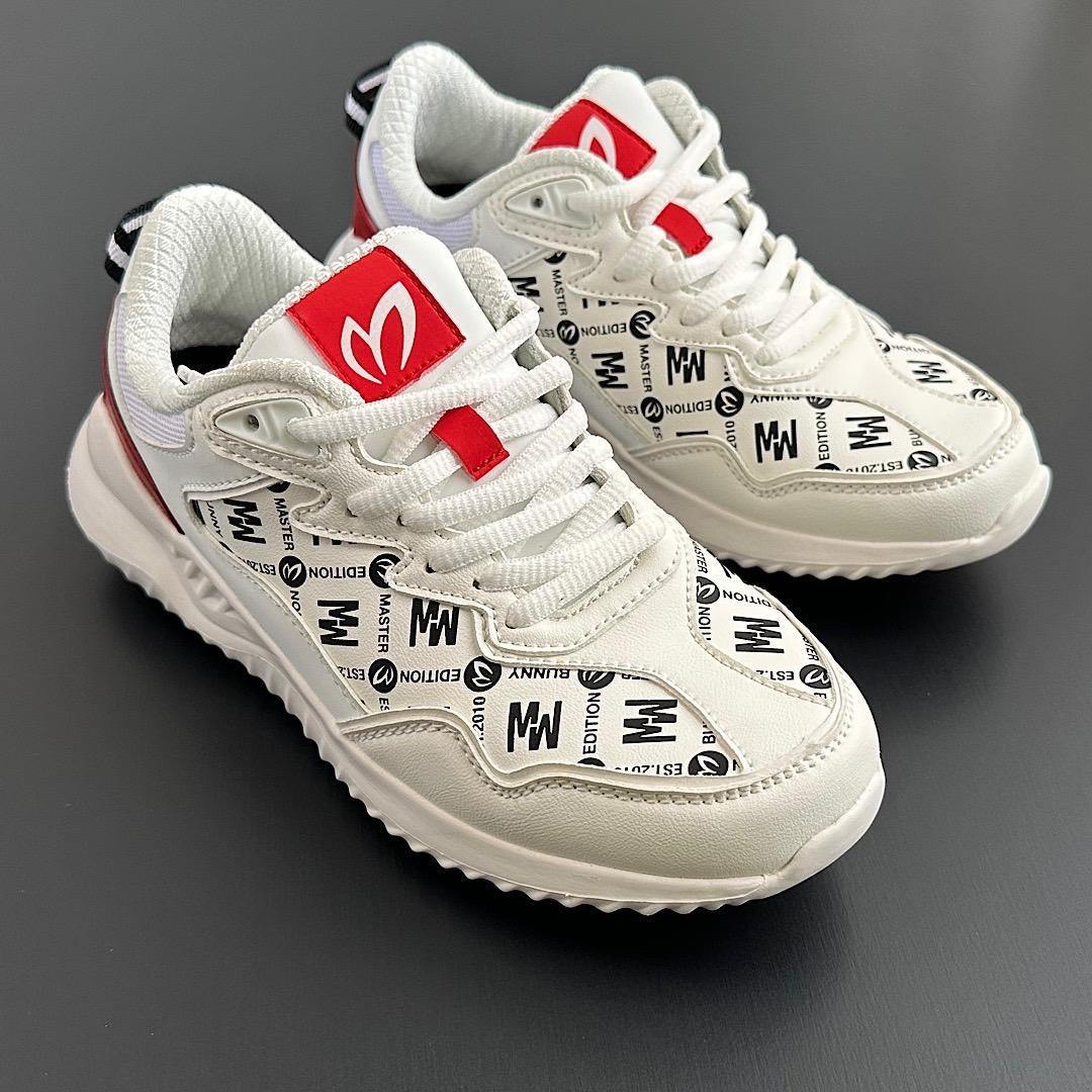 マスターバニー レディース ゴルフシューズ モノグラム柄 スパイクレス 23.0