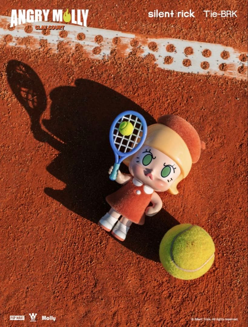 その他 POPMART Angry Molly- Clay Court
