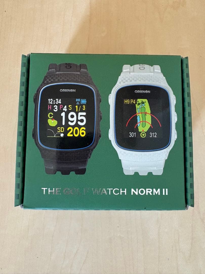 GOLF WATCH NORM II ブラック　USED