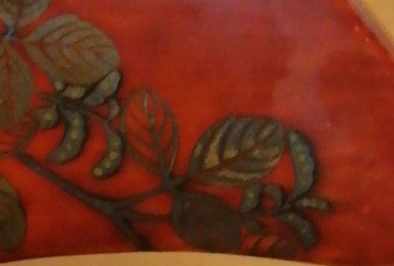 時代　漆　花　蒔絵　香合　共箱　茶道具