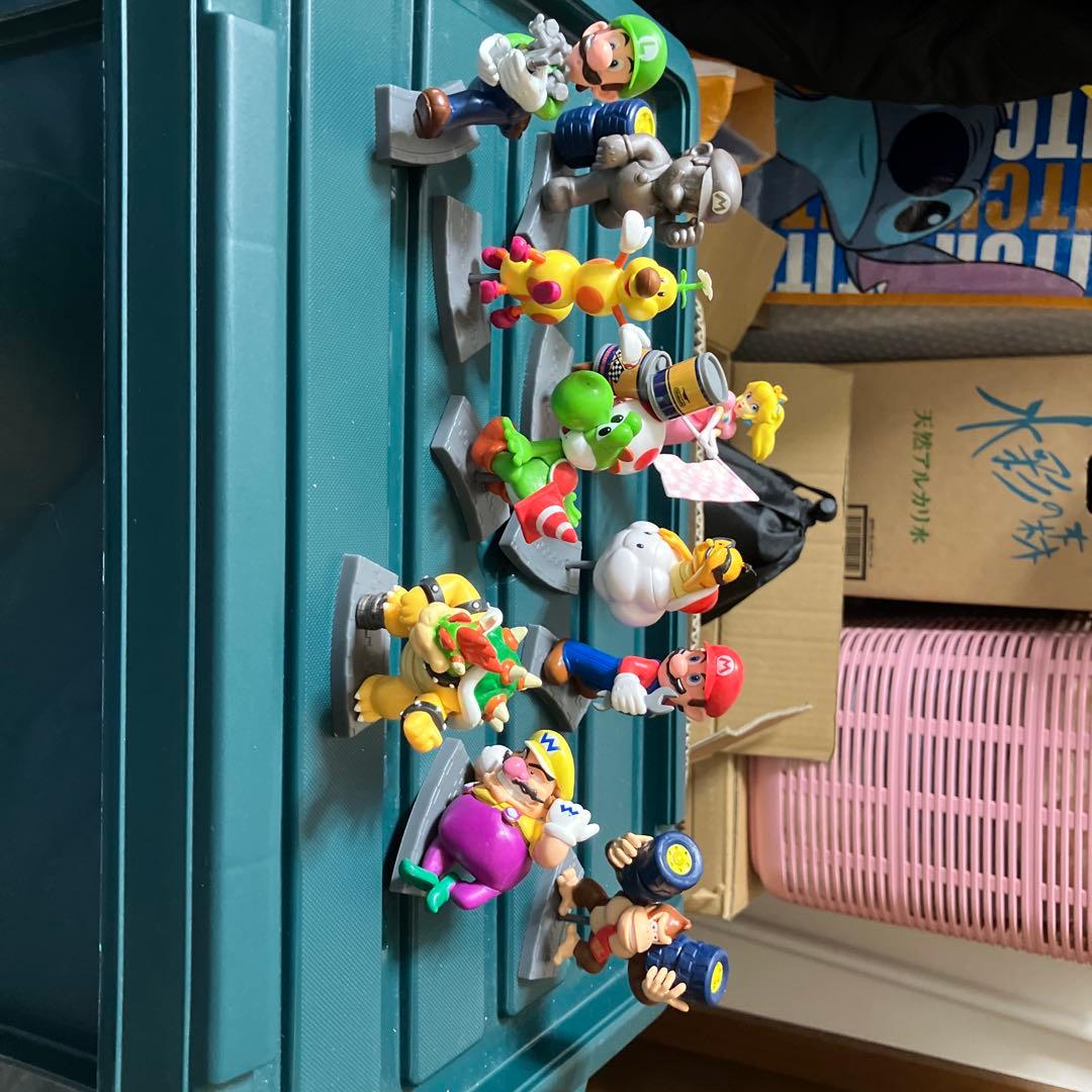 希少品マリオカート7フィギュア缶コーヒー付録フルコンプ