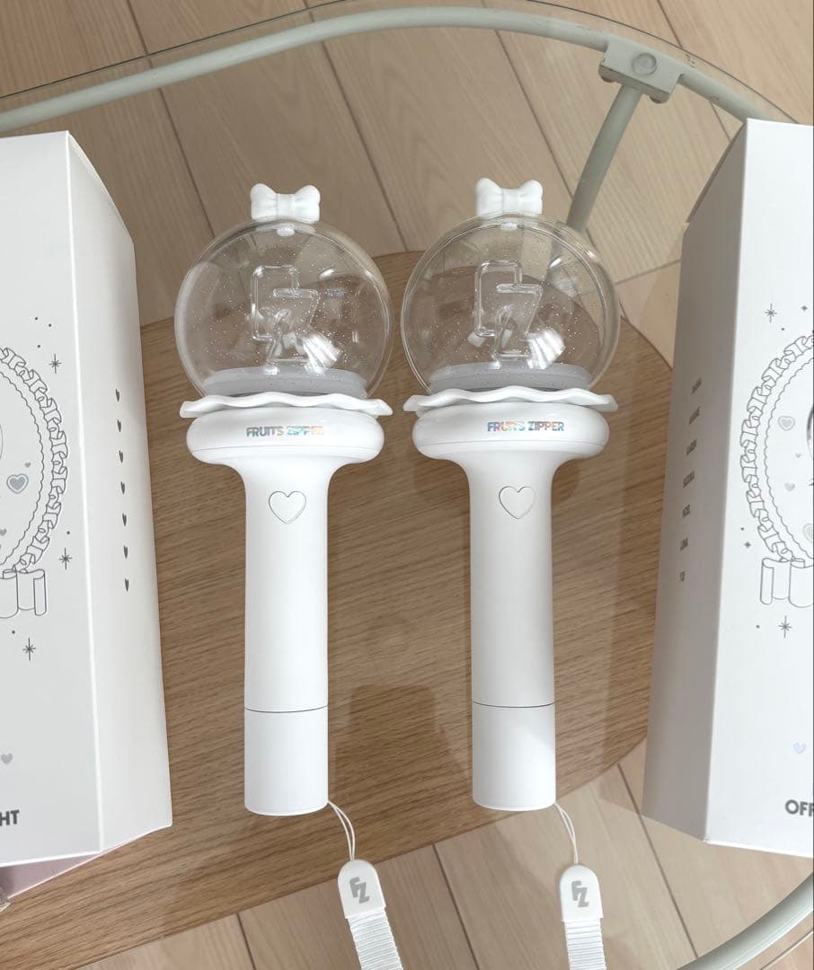 【美品】FRUITS ZIPPER ペンライト 2個セット