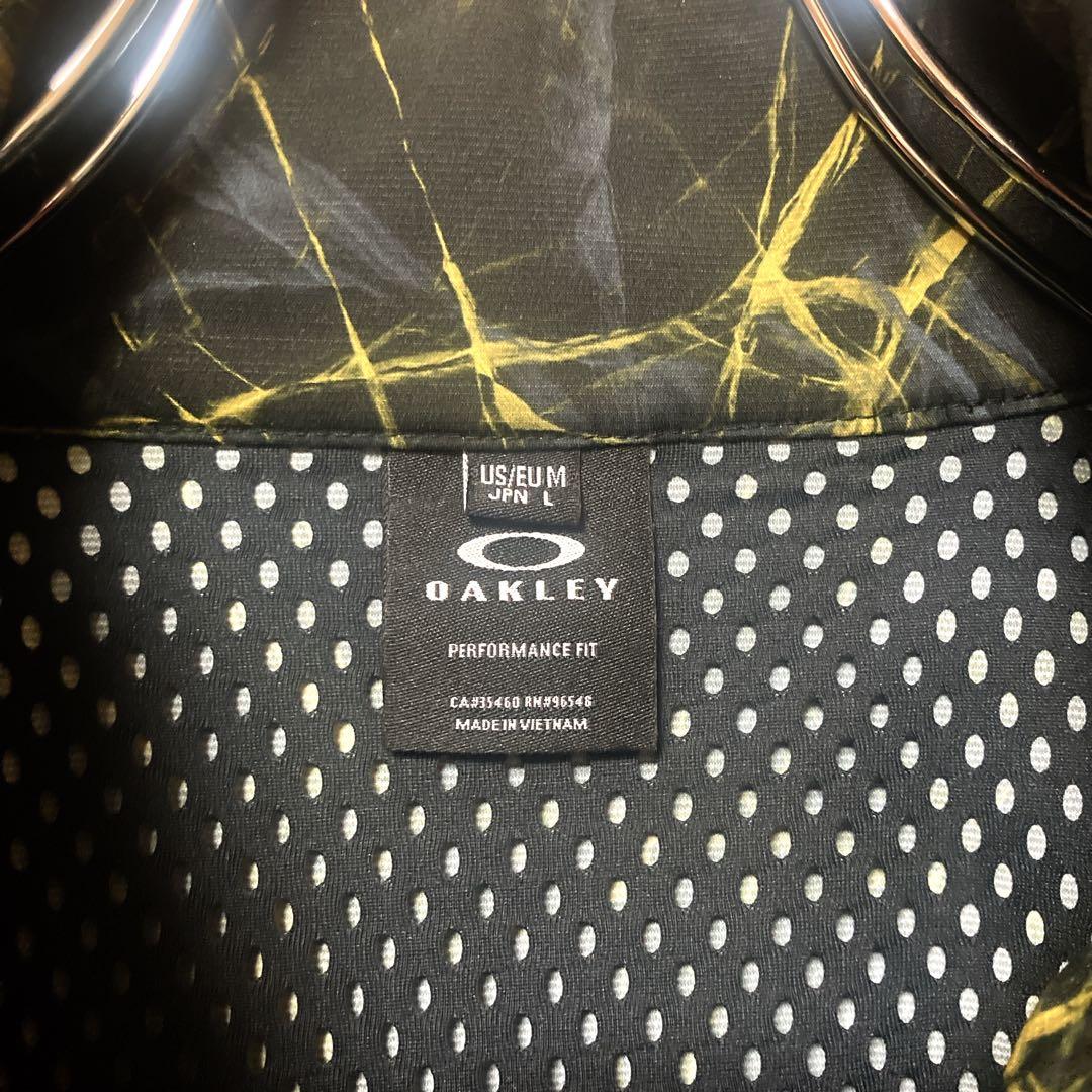 【美品】OAKLEY オークリー ゴルフウェア ナイロン ドローコード 刺繍