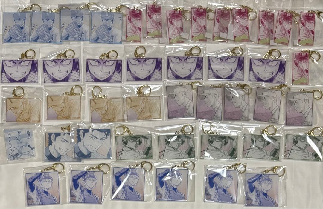 ダイヤのA actⅡ ドロー ドロー くじ アクリルキーホルダー　まとめ売り