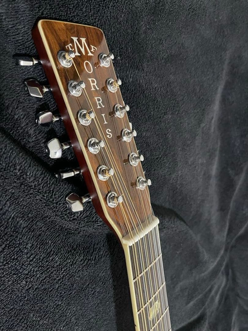 Morris B-50 縦ロゴ ハカランダ 12弦アコースティックギター