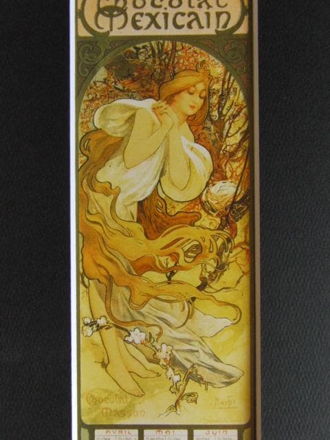 アルフォンス・ミュシャ、〈ショコラ・マッソン〉：1897年のカレンダー