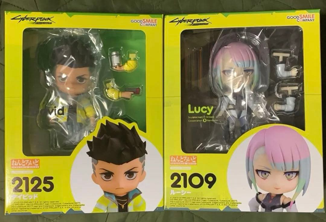 新品未開封　ねんどろいど 2125 デイビッド　2109 ルーシー