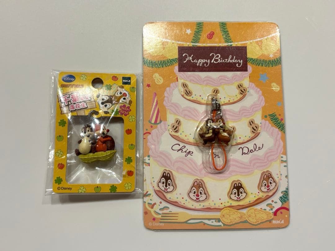 レア⭐︎チップ＆デール　ファスナーマスコット　ストラップ