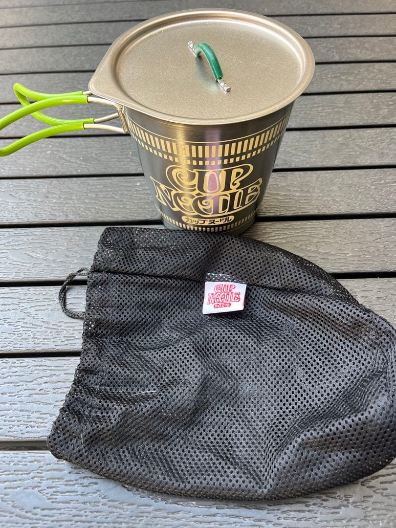  peak × 日清カップヌードル チタン製クッカー