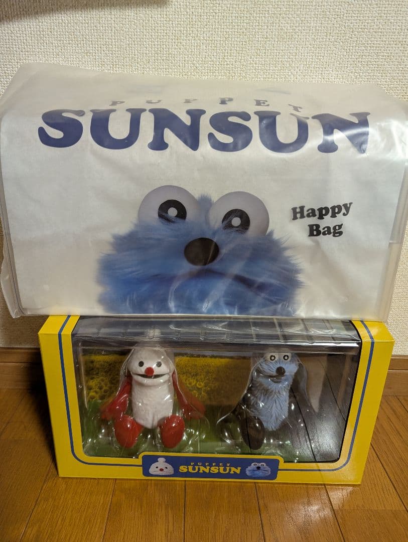 パペットスンスン ハッピーバッグ ★ フィギュア クリアバッグ